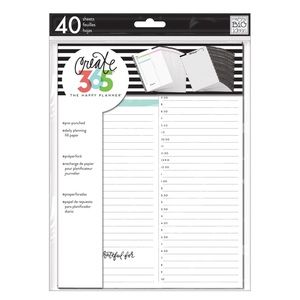New In Package The Happy Planner  “Classic Project Note Paper”